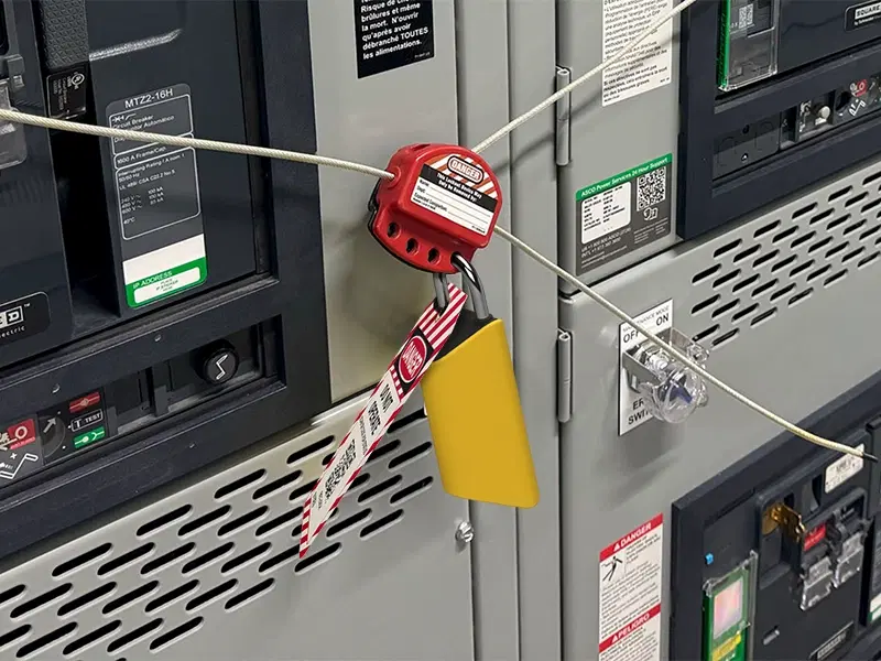 Lockout tagout energy isolation